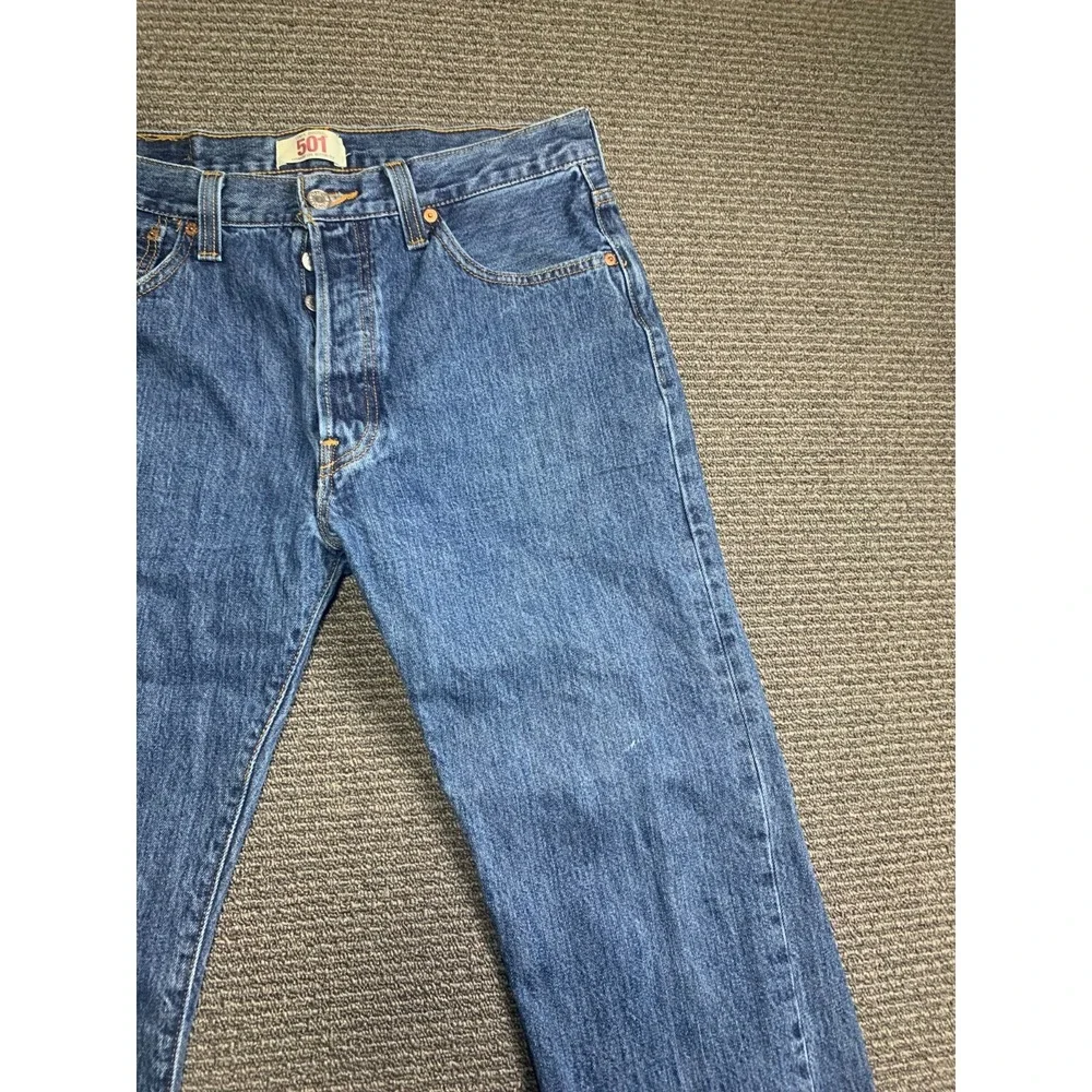 Vintage Levis 501 Jeans Mens 34x32 Blue Denim 90s
